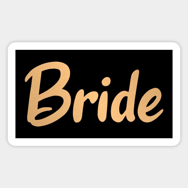 Bride Magnet by colorsplash